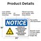 Signmission Radiation & Laser Sign, 18 in H x 24 in W, Aluminum, Rectangle OS-2PACK-NS-A-1824-L-17711 - alternate 7